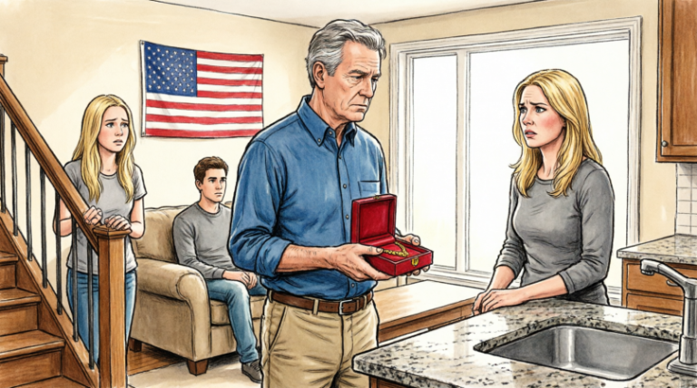 My late wife’s necklace was the only thing i had left of her. when i couldn’t find it, my daughter said, “the necklace was sold, i needed the money for a vacation!” when i called the pawn shop to try to get the necklace back, they said, “sir, you won’t believe what we found when we opened the medallion on the pendant.” i didn’t know it opened!