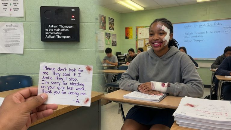 I Thought She Was Just The Quiet Kid, Until She Showed Up With Fresh Bruises, A Chillingly Perfect Smile, And A Note That Still Haunts My Nightmares.