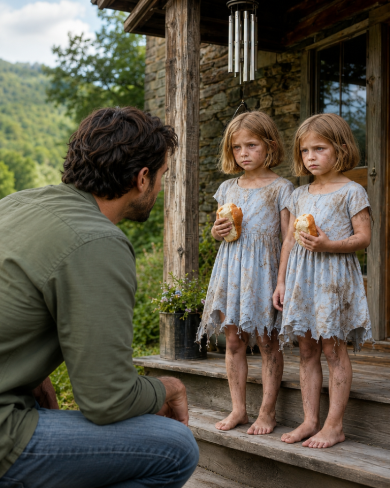 I drove to my late wife’s mountain house to say goodbye to the life we had lost. Instead, I found two abandoned twin girls standing on the porch,